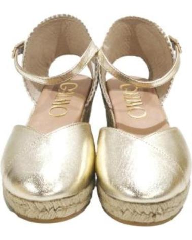Scarpe per Donna GAIMO ALPARGATA CASUAL DE PIEL CON CUNA DE YUTE CARRARA