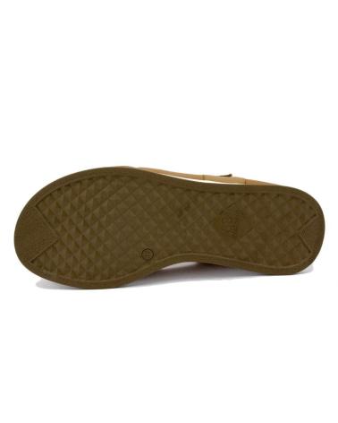 Sandalias de Mujer PIESANTO 250425 PIEL TAN MARRON
