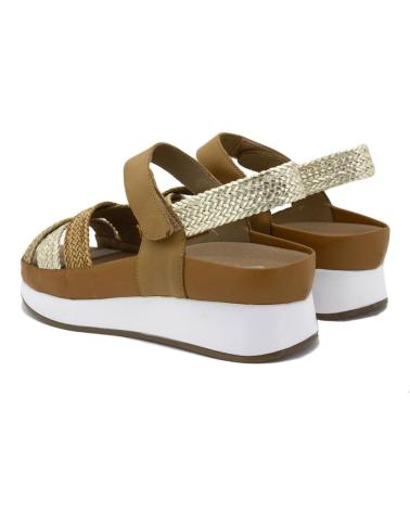 Sandalias de Mujer PIESANTO 250425 PIEL TAN MARRON