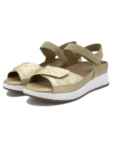 Sandalen für Damen PIESANTO 250263 PIEL SAND-TAU BEIG