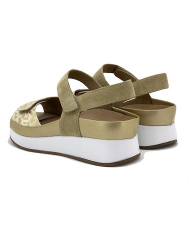 Sandalen für Damen PIESANTO 250263 PIEL SAND-TAU BEIG