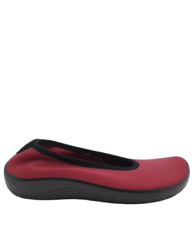 Scarpe-De-Mujer-ARCOPEDICO-ACARI-LICRA-ROJO