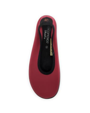 Scarpe-De-Mujer-ARCOPEDICO-ACARI-LICRA-ROJO