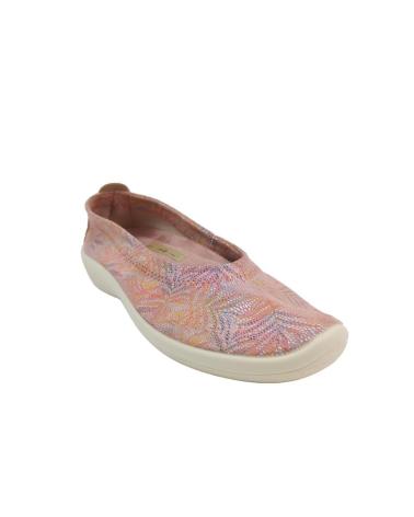 Ballerinas für Damen ARCOPEDICO GAUJA LICRA NEGRO ROSA
