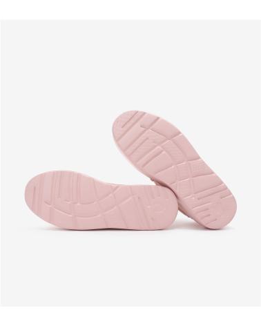 Nauticos pour Femme WALK IN PITAS 54 DAISY ZAPATO WALLABI DE MUJER DE ALGODON LINO - ROSA