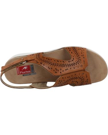 Sandali per Donna FLUCHOS SANDALIAS MUJER MODELO F1481 COLOR MARRON CUERO