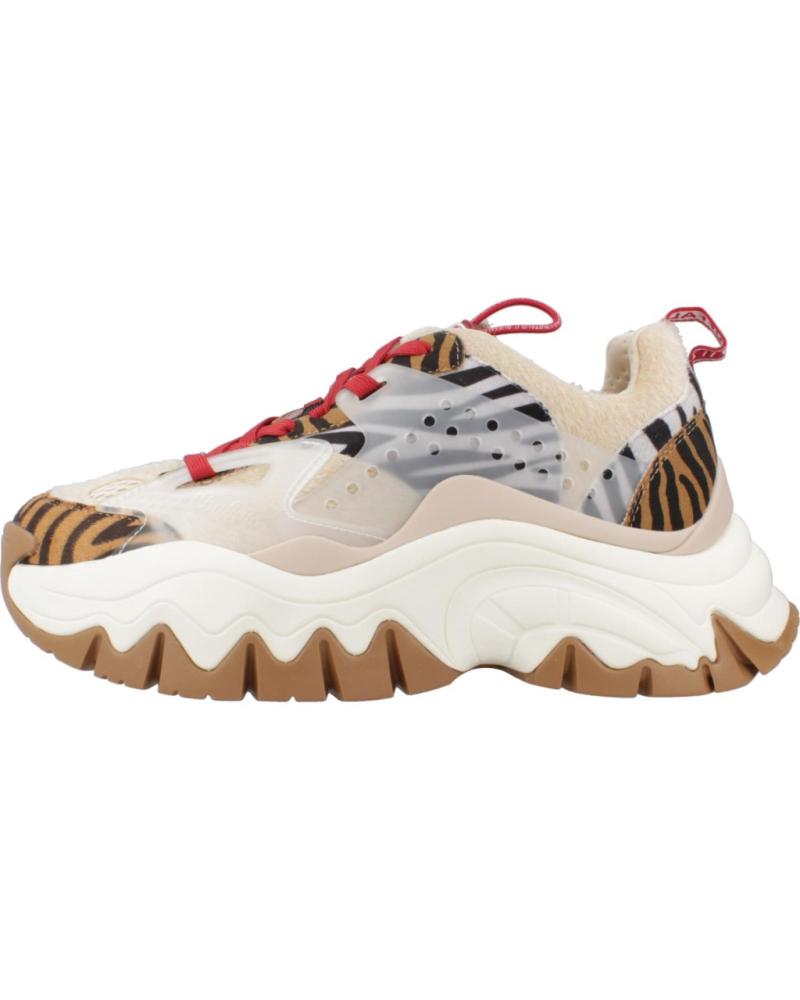 Sneaker für Damen BUFFALO ZAPATILLAS MUJER MODELO TRAIL ONE COLOR ANIMAL PRINT BRWNCRM