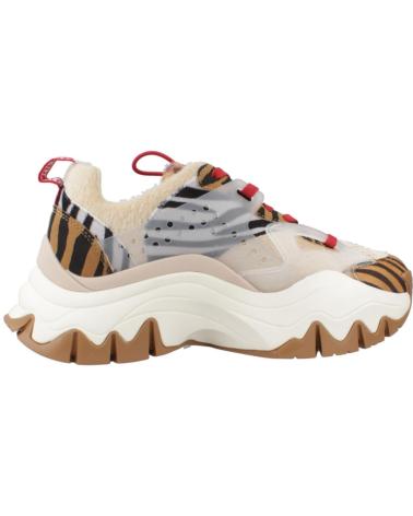 Sneaker für Damen BUFFALO ZAPATILLAS MUJER MODELO TRAIL ONE COLOR ANIMAL PRINT BRWNCRM