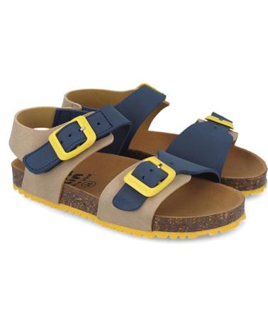 Sandalias de Niño GARVALIN SANDALIAS PARA CHICO 252474 BIOS BASIC BEIGEAZULB827