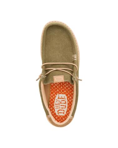 Nauticos per Uomo HEY DUDE MOCASIN HOMBRE DUDE WALLY WORKWEAR VERDE