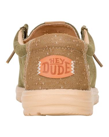 Nauticos per Uomo HEY DUDE MOCASIN HOMBRE DUDE WALLY WORKWEAR VERDE