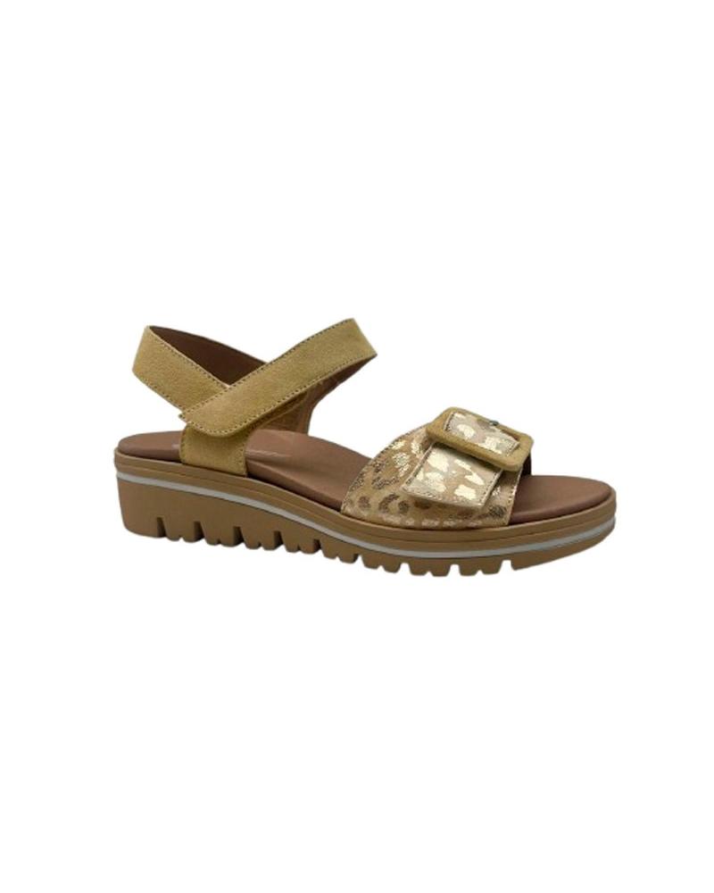 Sandali per Donna PIESANTO SANDALIA PALA HEBILLA BEIGE