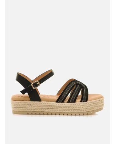 FLAT SANDALS MTNG 54501 NEGRO