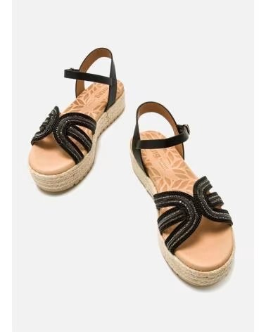FLAT SANDALS MTNG 54501 NEGRO