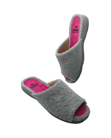 Pantofole-De-Mujer-CMCONFORT-ZAPATILLA-CASA-VERANO-MUJER-CM-CONFORT-50369-GRIS