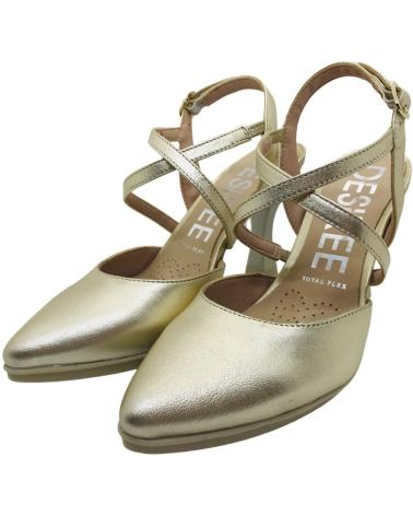 Sandales pour Femme DESIREÉ ZAPATO VESTIR TIRAS CRUZADAS DESIREE SAMI5 PLATINO