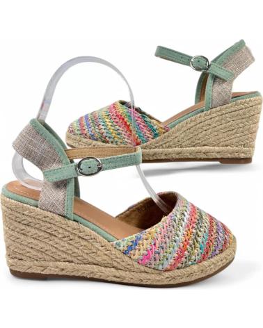Sandali per Donna TIMBOS SANDALIA CUNA ESPARTO MUJER MULTICOLOR 131283 VARIOS COLORES