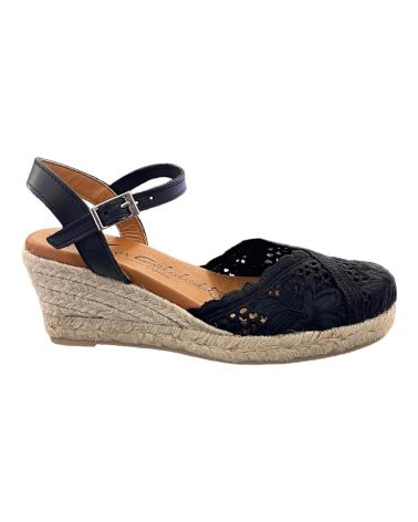 TORRES SANDALIA YUTE TORRES 5004 BANDA 2 PIEL NEGRO VARIOS COLORES