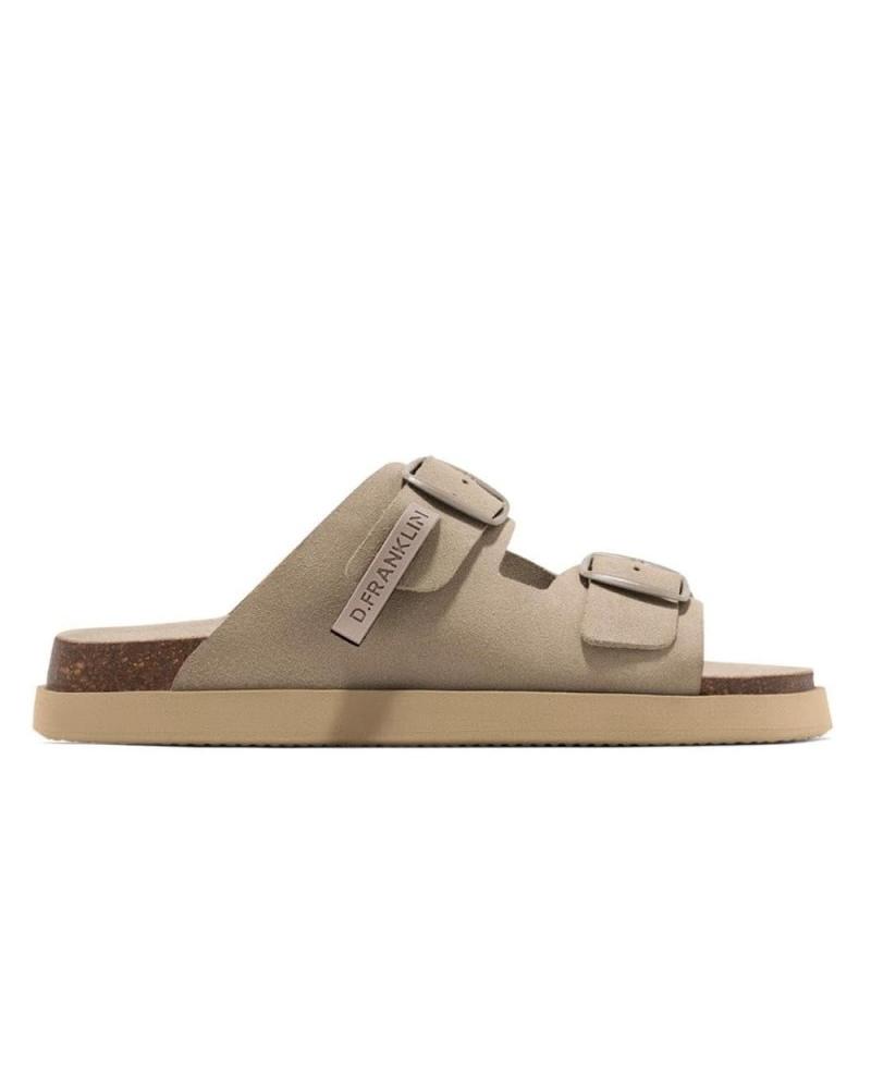 Sandali per Donna D FRANKLIN SANDALIAS PLANAS MUJER D FRANKLIN DFSH407001 TAUPE MARRóN