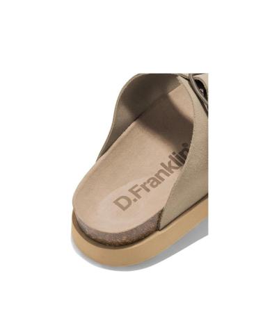 Sandali per Donna D FRANKLIN SANDALIAS PLANAS MUJER D FRANKLIN DFSH407001 TAUPE MARRóN