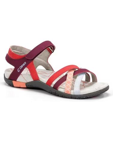CHIRUCA SANDALIAS PLANAS MUJER MALIBU 17 BURDEOS ROJO