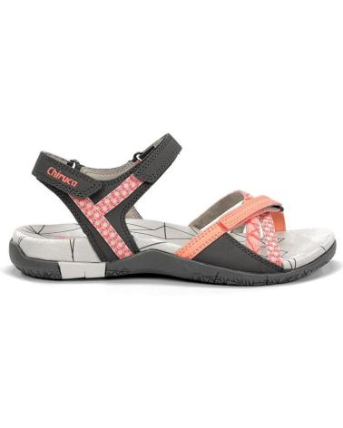 CHIRUCA SANDALIAS PLANAS MUJER VALENCIA 28 GRIS-ROSA