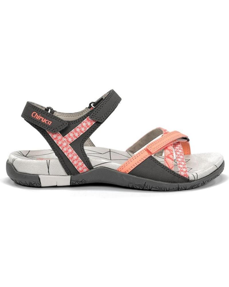 CHIRUCA SANDALIAS PLANAS MUJER VALENCIA 28 GRIS-ROSA