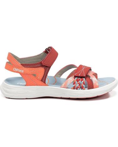 Woman Sandals CHIRUCA SANDALIAS PLANAS MUJER BARBATE 08 BURDEOS ROJO