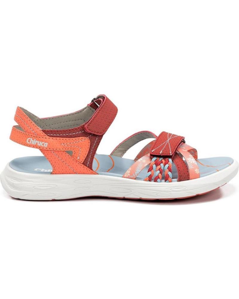 Woman Sandals CHIRUCA SANDALIAS PLANAS MUJER BARBATE 08 BURDEOS ROJO