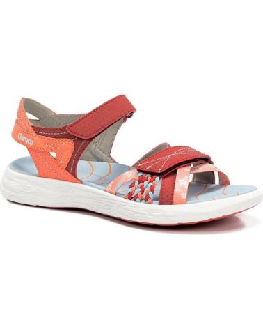 Woman Sandals CHIRUCA SANDALIAS PLANAS MUJER BARBATE 08 BURDEOS ROJO