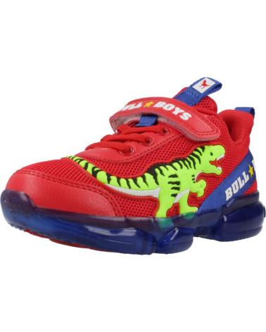 Sportif pour Garçon BULL BOYS ZAPATILLAS NINO MODELO AL2130 COLOR ROJO