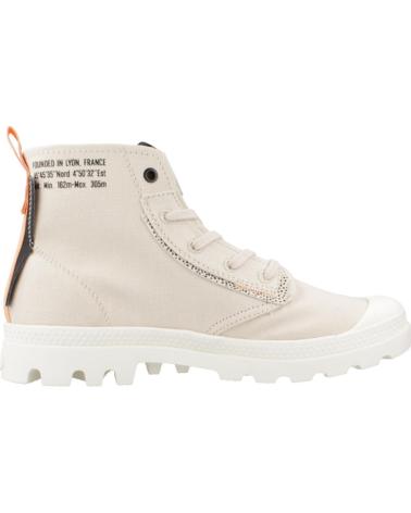 Sportivo per Donna PALLADIUM ZAPATILLAS MUJER MODELO PAMPA UNDERLAYER COLOR BLANCO SAND