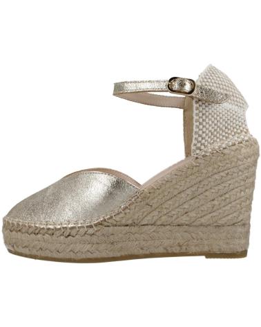 Scarpe per Donna MACARENA ALPARGATAS MUJER MODELO ALBA6 COLOR ORO PLTN