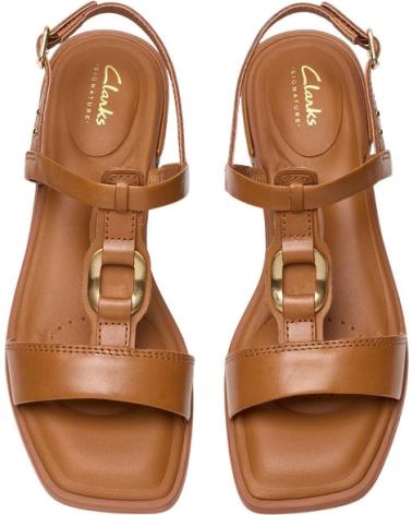 Sandalen für Damen CLARKS ARIANY SLING 26181242 MARRN MARRóN
