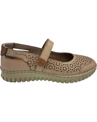 Zapatos de Mujer CALZADOMANIA ZAPATO PIEL PICADO BEIGE