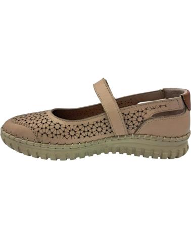 Schuhe für Damen CALZADOMANIA ZAPATO PIEL PICADO BEIGE