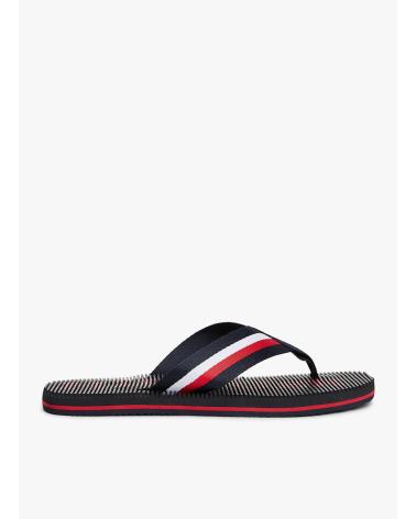 Chanclas de Hombre TOMMY HILFIGER MASSAGE HILFIGER BEACH SANDAL MARINO