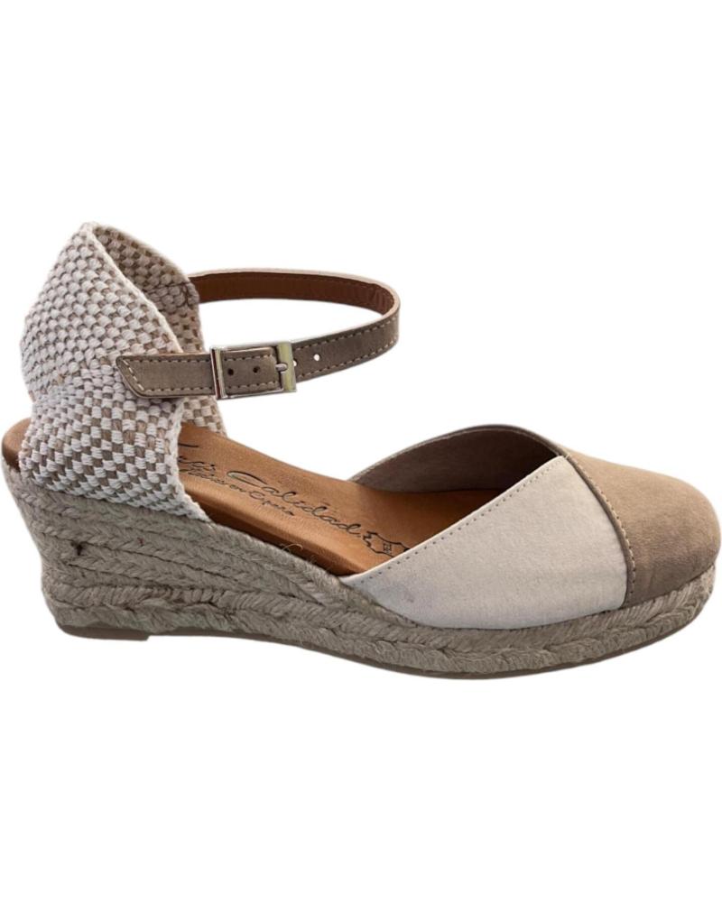 TORRES SANDALIA YUTE TORRES 5008 ANTE PIEL TAUPE VARIOS COLORES