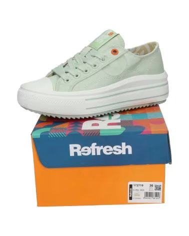 ZAPATILLAS REFRESH DE LONA PARA MUJER, COLOR AQUA AZUL AZUL