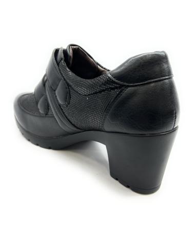 Sapatos de salto de Mulher LEONAL ZAPATOS MUJER CONFORT TACON VELCROS NEGRO