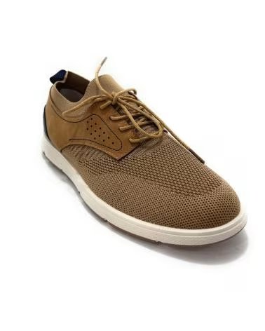 Chaussures pour Garçon CHIC VISION CASUAL RELAX AVEC ÉLASTIQUE ET LACETS MARRóN