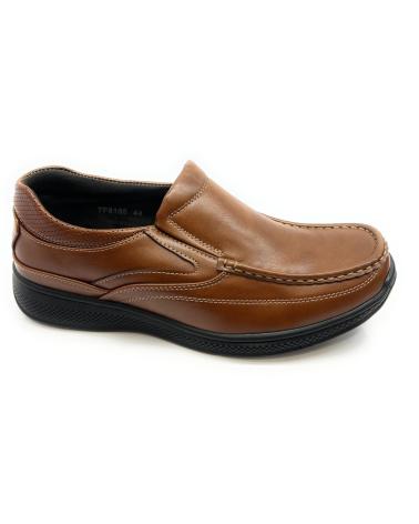 Mocassins de Homem CHIC VISION ZAPATOS CABALLERO MOCASIN PISO GOMA MARRóN