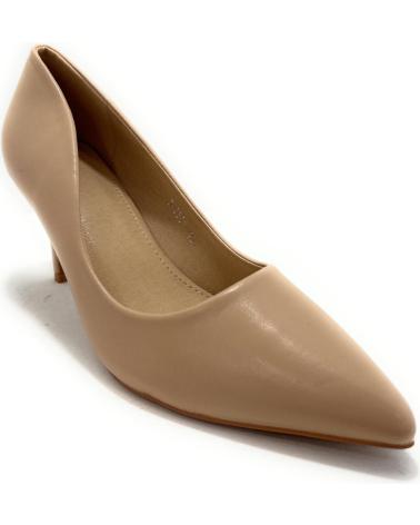Schuhe für Damen CHIC VISION SALON TACON MEDIO PUNTA FINA FIESTA BEIGE