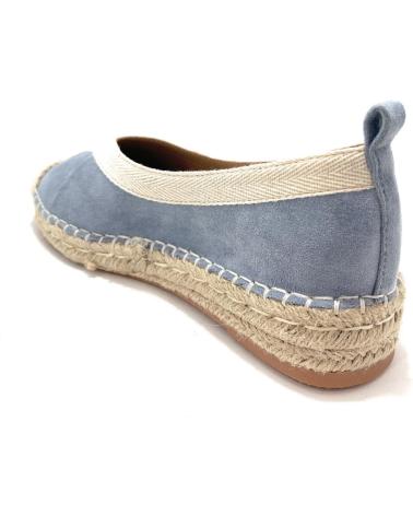 Sapatos de Mulher CHIC VISION ESPARDENAS PLANAS MUJER BORDE CONFORT AZUL
