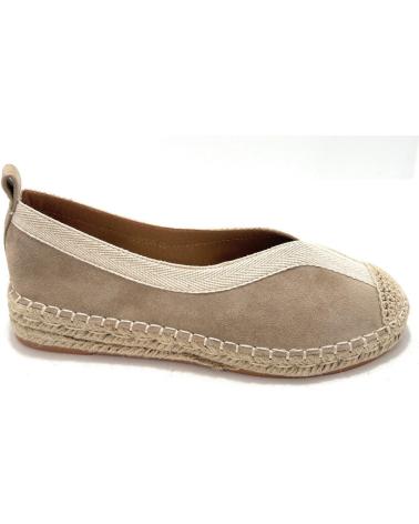Schuhe für Damen CHIC VISION ESPARDENAS PLANAS MUJER BORDE CONFORT MARRóN