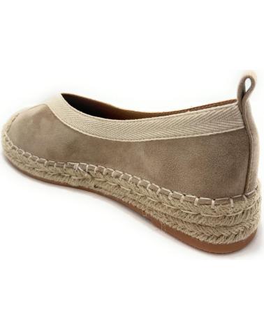 Schuhe für Damen CHIC VISION ESPARDENAS PLANAS MUJER BORDE CONFORT MARRóN