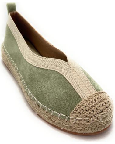 Sapatos de Mulher CHIC VISION ESPARDENAS PLANAS MUJER BORDE CONFORT VERDE