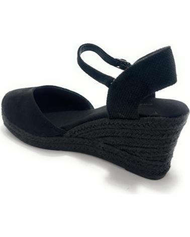 Sandálias de Mulher CHIC VISION ESPARDENAS MUJER CUNA CORREA HEBILLA NEGRO