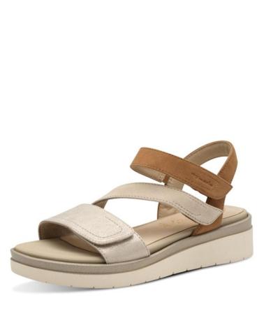 Sandalen für Damen TAMARIS 88705 PIEL BEIG NEGRO