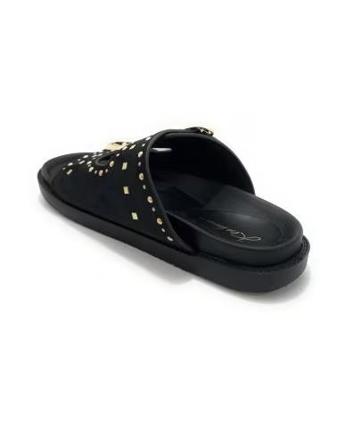 Chaussures pour Femme KISS LEISS SABOTS AVEC BOUCLES ET RIVETS CONFORT NEGRO